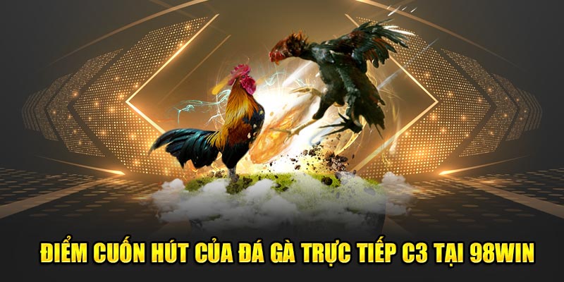 Điểm cuốn hút của đá gà trực tiếp C3 tại 98Win