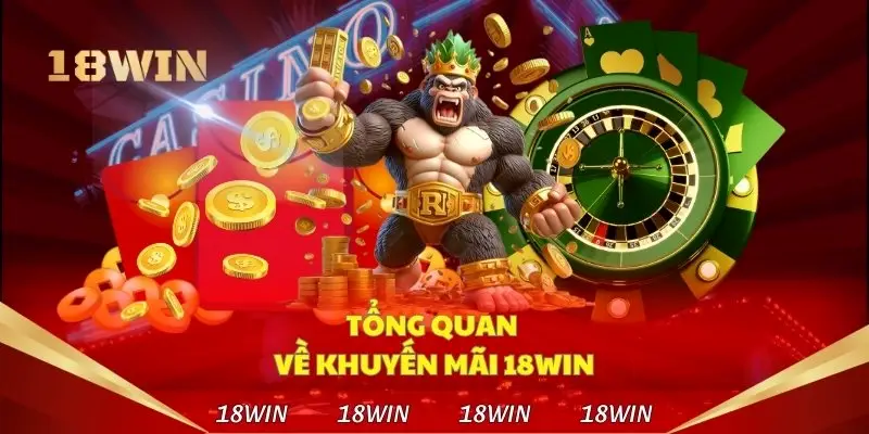 Tổng hợp khuyến mãi 18WIN hot nhất dành cho game thủ